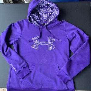 Under Armour Women’s Purple Hooded Sweatshirt Size Medium